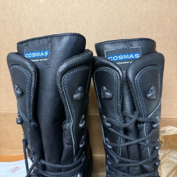 Cosmas Hercules V2 Boots Leather NFPA Firefighting Romania Made Men 10.5D New - Picture 3 of 9
